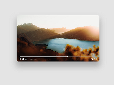 Video Player Adobe XD Mockup adobe design mockup mockup template player video xd youtube