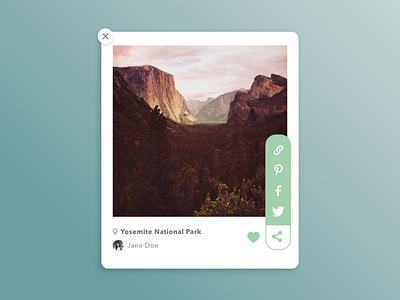 Daily UI #010 Social share