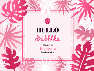 Hello Dribbble