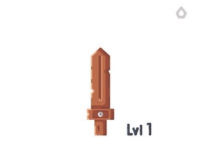 Sword Level 1 game design icon illustration level design sword
