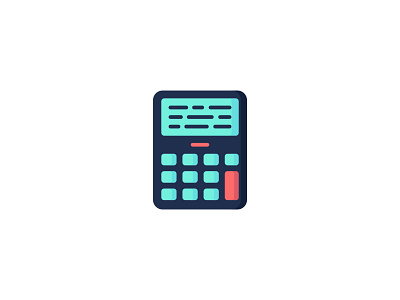 Calculator Icon backtoschool economy finance icon icon a day icon set icons icons set illustration math mathematics school