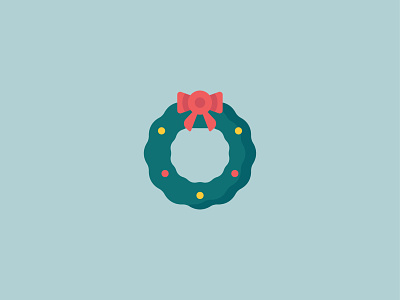 Christmas wreath Icon