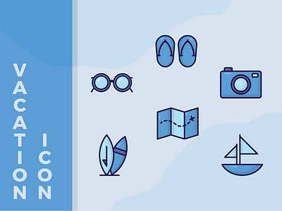 Vacation Icon action button iconography icons ui ux