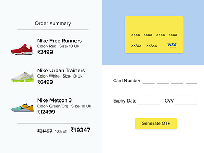 19th of 100 days of design 100 days of design adobe adobe xd adobexd app design awesome creative creditcard creditcardcheckout design gif illustration interaction design