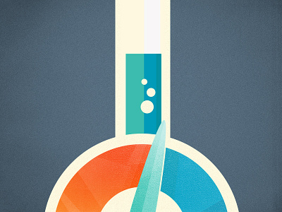 Meter blue bright illustration meter orange photoshop red scale simple texture ui