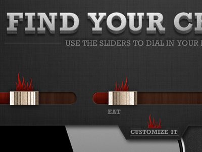 Slider gui iphone photoshop status bar vector web webpage