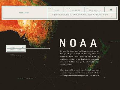 Prelim snippet for a satellite company app design desktop print typography ui ux web website