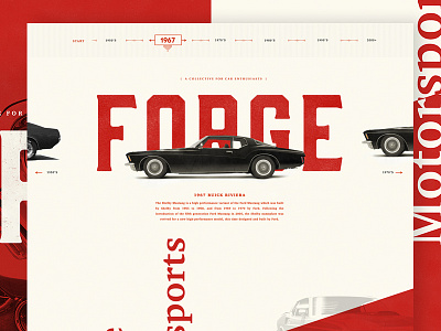 Quick Splash Page car editorial hero redesign splash typography ui ux webdesign