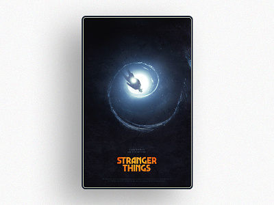 Octane and Stranger Things 3d c4d editorial keyart movie poster strangerthings typography ux