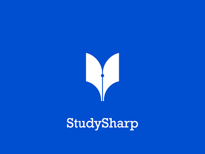 StudySharp Identity Design app branding clean icon identity illustration logo logo design minimal vector