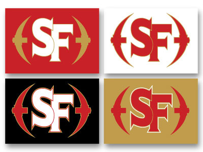 49ers Concept Logo V2 49ers concept football logo nfl san francisco 49ers