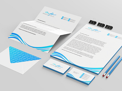 New Stationery for Marco Polo SRL.