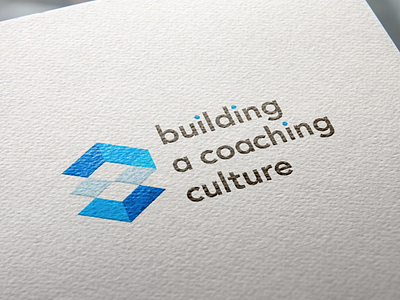 Building a Coaching Culture brand identity branding design graphic design icon illustrator logo vector