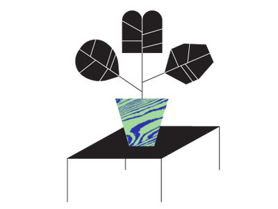 Geometric Plant Illo