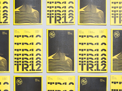 TR12 ZIne branding editorial fanzine logo type typography zine