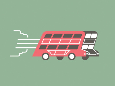 London Bus bus icon illustration london