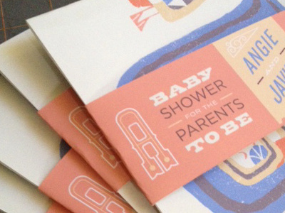 Baby Shower Invites baby shower illustration invite type typography