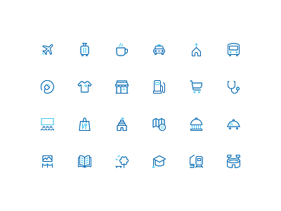 Line Icons design flat icon design iconography icons iconset minimal vector