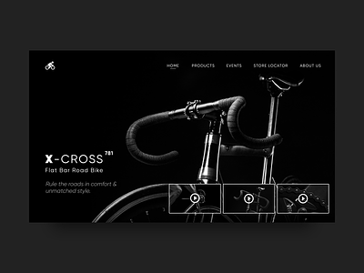 Product Page bicycle branding design flat illustration minimal product ui ux web web design website website design