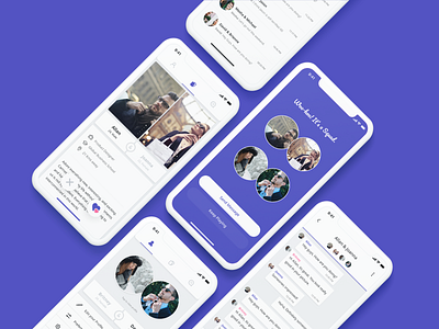 Dating App for Two android android app app app design dating app design flat ios ios app design iphone x minimal ui ux