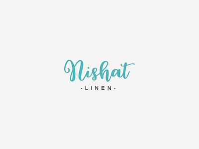 Nishat - Logo brand branding clothing dribbble lettering logo minimal player simple type