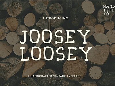 Joosey Loosey Font branding design font resource typography