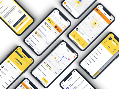 Driver Booking UI Kit for Taxi adobe app branding design font icon icons illustration kit minimal mousecrafted photoshop resource sketch template typography ui ux vector website