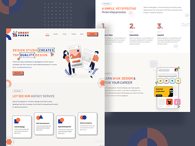 Creative Agency website adobe xd app layout branding graphic design uiuxdesign webdesign website