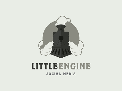 Little Engine Social Media branding logo