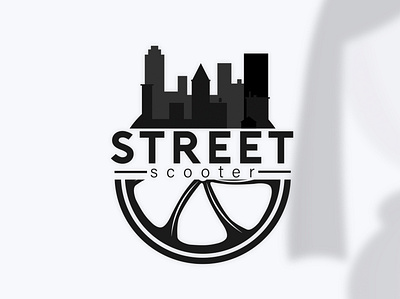 Street scooter design illustration illustrator logo ypixo