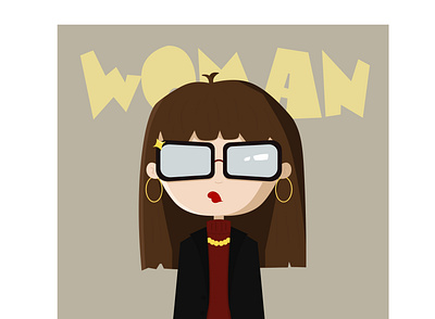 WOMAN art character girl graphic design illustration illustrator person woman девушка персонаж