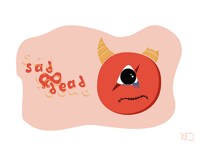 Everyone can cry cry cute dead devil eye illustrator photoshop sad ters ypixo