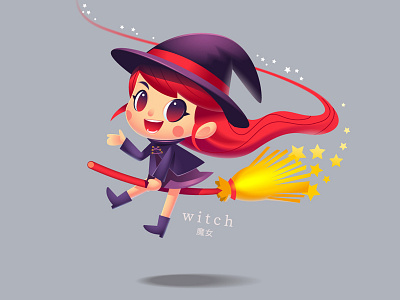 Little Witch~ cartoon character girl witch