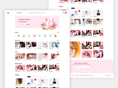 eCommerce website design