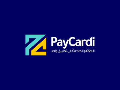 PayCardi App Logo Design app app design arabic blue clean colorful corporate design flat game game logo games games logo illustraion illustration startup ui ux web