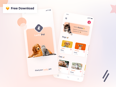 Freebie LuckyPet E-Commerce Mobile App