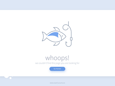 Whoops - Freebie 404 Page by Osama Dawood on Dribbble