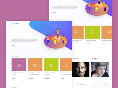 CW New Website Design clean colorful corporate design flat illustration responsive sketch startup ui ux web