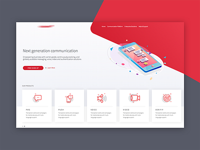 CQ Site clean colorful corporate design flat illustration responsive sketch startup ui ux web