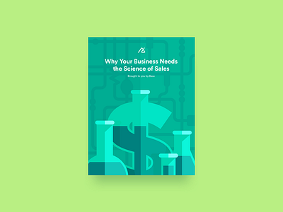 Science of Sales Illustration green illustration