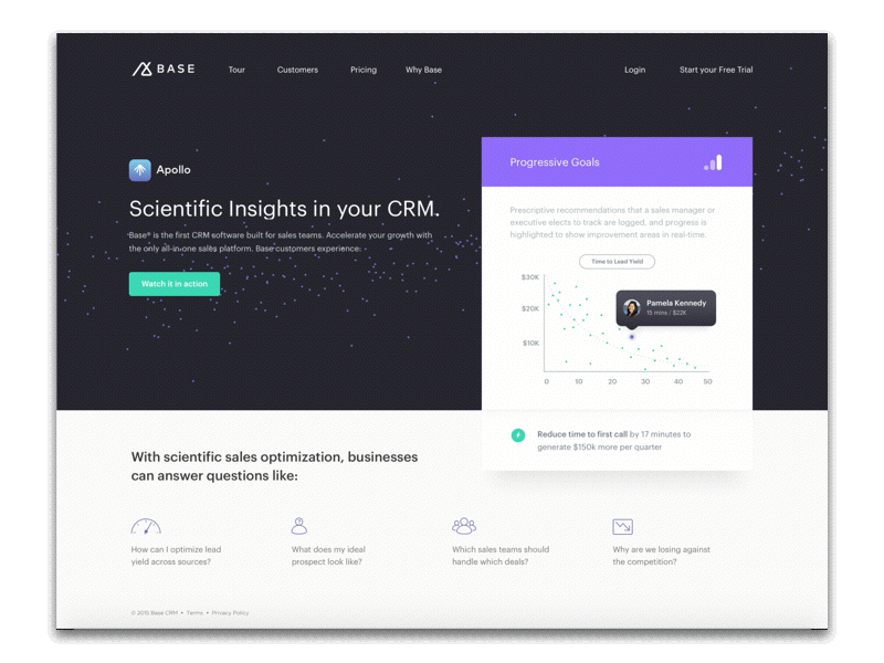 Principle Animation Test (concept) animation landing page principle sketch