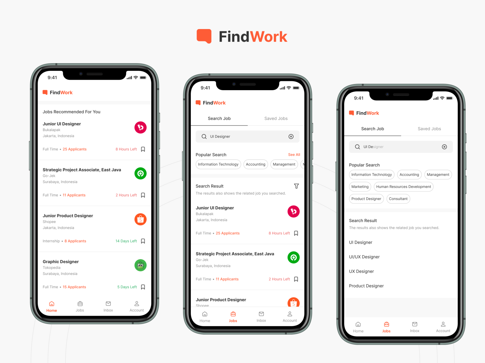 FindWork - Finding Job App