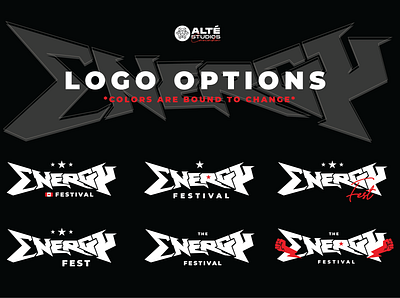 Energy Festival branding graphic design logo