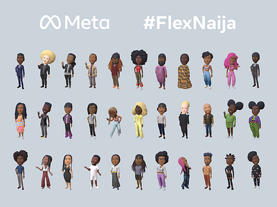 META - #FlexNaija branding graphic design