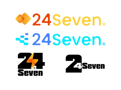 24Seven Branding branding design graphic design logo