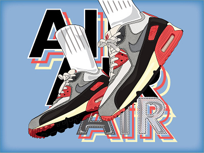 Air Max Day air max illustration infrared nike sneakers