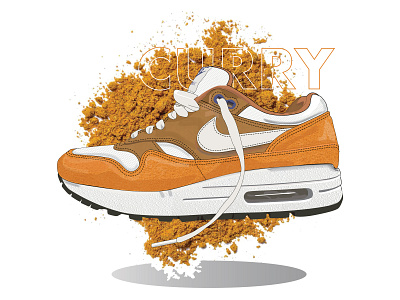 My Ode to The Air Max air max air max 1 air max day colors curry design illustration nike nike air max poster shadow sneakerhead sneakers textures typography vector women in illustration