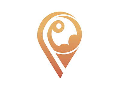 Habfit logo branding circular fitness illustrator logo vector