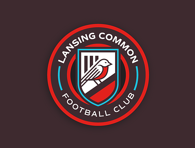 Lansing Common Football Club adobe illustrator branding common crest design fc football club logo soccer
