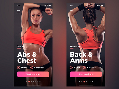 Gym App UI